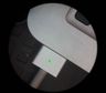 Image au microscope d'un connecteur magsafe branché