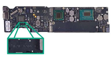 820-3209 carte mère MacBook Air 2012